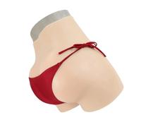FSYH Culotte Fesse en Silicone Faux Vagin Cacher Gaff Boxer Slips Butt Lift Rembourré Shaper Control Short pour travesti,Bronze,Basic