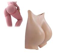 FSYH Culotte pour Femmes en Silicone avec Ouverture à l'entrejambe, sculpteur de Hanches, rembourrée et rehausseuse, pour Drag Queens et Personnes transgenres,Color1,One Size
