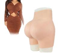 FSYH Culottes en Silicone Travesties avec Fausse vulve, modelant Les Fesses et Les Hanches, Pantalons Homme-Femme pour vêtements transgenres,Wheat Colored,Basic