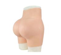 FSYH Culottes réalistes en Silicone avec Coussinets rehausseurs de Fesses, Short avec vagin Artificiel pénétrable, sous-vêtements Homme vers Femme pour Personnes transgenres,Marron,Upgrade