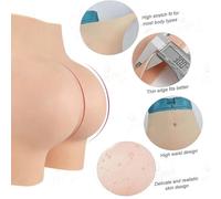 FSYH Pantalon en Silicone avec vagin Artificiel, Shaper de Fesses, Short Gainant, Cache-Sexe, Boxeur pour crossdresseur et Drag Queen,Color1,Basic