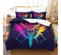 FSYQQASD Impression 3D Sword Housse De Couette Single 140x200 cm 3 Pièces Parures De Lit Microfibre Douce avec Taie d'oreiller,pour Enfants Et Adolescents