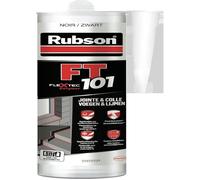 FT 101 Noir, Mastic polymère de haute qualité pour joints, fissures, collages, Mastic étanche pour intérieur & extérieur, 280 ml