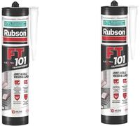 Ft 101 Translucide-Mastic Polymère Haute Qualité Pour Joints,Fissures,Collages-Étanche Pour Intérieur & Extérieur,Multi-Matériaux-2 Cartouches 280 Ml