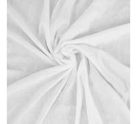 FT Fashion Track Étamines de cuisine - Étamine alimentaire 100% coton (2 m) au mètre, grade 90 - 140 cm de large pour fromage, cuisine, pâtisserie, broderie et loisirs créatifs (Blanc)