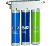 FT-LINE 3: Filtre à eau au charbon actif avec filtration UF sans robinet Kit de raccordement inclus pour locomotives à gazéification