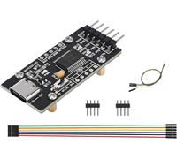 Ft232Rl Usb To Uart Serial Converter Module, Usb Type-C, 33V/5V Selectable, Ftdi Ft232 Chip, For Raspberry Pi, Arduino, Windows, Mac, Linux, With Tx/Rx/Power Led Indicators[ZHB1672]