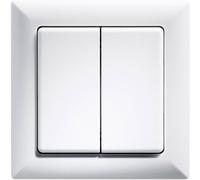 FT55-RW Eltako sans fil Bouton-poussoir 2 canaux montage apparent (en saillie) Portée max. 100 m