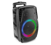 Fenton FT8LED Enceinte Sono Portable LEDs Bluetooth avec Batterie Intégrée - 300 Watts, Modes Lumineux, Entrée AUX, Télécommande, Une Enceinte Transportable Idéale pour Animer Vos Soirées