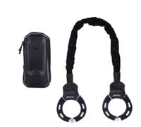 Ftemglo Antivol de vélo pour scooter électrique avec sac étanche, serrure à menottes, antivol pour scooter, poussette, vélo électrique