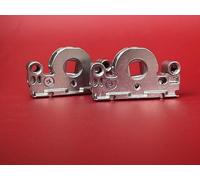 FTF - Fenstertechnik Maco Lot de 2 boîtiers de rechange pour vis sans fin pour fenêtre et porte de balcon avec FTF Argenté Schneckengehäuse