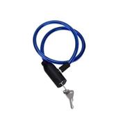 FTGNHF Antivol de vélo Robuste en Fil d'acier 64 cm Long for VTT et vélos électriques Antivol pour vélo(Blu)