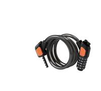 FTGNHF Cadenas de vélo Portable antivol avec Mot Passe for équipement Cyclisme et Accessoires Antivol pour vélo(Black and Orange)