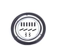 FTGNHF Kit de câbles frein for vélo, guide gaine changement vitesse, ensemble intérieurs for VTT, route, embout tuyau dérailleur, chambre à air cyclisme câble de frein(Shift Set Black)