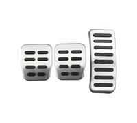 FTGNHF Pédales De Voiture En Acier Inoxydable For Volkswagen VW Polo 9N 6R Bora Golf 4 MK4 IV For Skoda Fabia Seat Ibiza 6K 6L 6J AT MT Couvre-pédale pédale(AT)