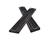 FTGNHF Rail de tiroir 10 à 20 pouces, glissières en acier laminé froid, rail coulissant deux sections, quincaillerie for meubles rails de tiroir(20-inch)