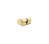 FTH - Cylindre de serrure à bouton 5G, 30Bx30mm, cylindre et clés en laiton, protection contre l'arrachement, 3 clés crantées