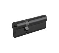 FTH - Cylindre de Serrure Double Entrée 6G - 30 x 65 mm - Laiton Noir Mat - Sécurité Renforcée - 6 Goupilles - 3 Clés Réversibles - Fabrication Française