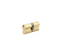 FTH - Cylindre de serrure double entrée FTH 5G, 40x40mm, cylindre et clés en laiton, protection contre l'arrachement, 3 clés crantées