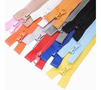 ftiemlovde 7 Coloré Lot Fermeture Eclair Séparable 30/40/50 cm (21 Pieces)