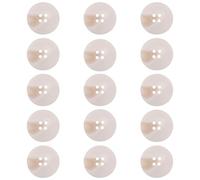 ftiemlovde Boutons Mercerie 4-Trous Résine 15 Pièces Originales pour Chemise/Manteau, Style Unique （Blanc 20 mm）