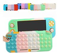 FTIK Coque de Protection pour Nintendo Switch Lite, Pop it Fidget Toys, Boîtier de Protection pour Nintendo Switch, Design Antichoc et Anti-Rayures, Coque en Silicone Ultra-Mince
