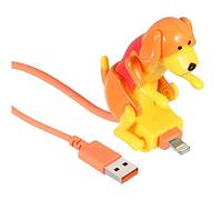 FTIK Humping Dog Charger, pour iphone, Android, Type-c, 1.2 M, Câble de Charge de Chien Errant, Câble de Chargeur Rapide drôle de Chien de Bosse,Smartphone Cable Charger Data