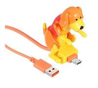 FTIK Humping Dog Charger, pour iphone, Android, Type-c, 1.2 M, Câble de Charge de Chien Errant, Câble de Chargeur Rapide drôle de Chien de Bosse,Smartphone Cable Charger Data