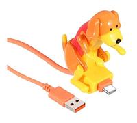 FTIK Humping Dog Charger, pour iphone, Android, Type-c, 1.2 M, Câble de Charge de Chien Errant, Câble de Chargeur Rapide drôle de Chien de Bosse,Smartphone Cable Charger Data