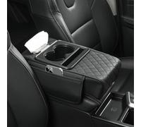 FTISSLY Coussin d'accoudoir de voiture multifonction avec boîte à mouchoirs