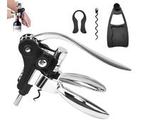 FTISSLY Tire Bouchon, Ensemble Cadeau d'Accessoires pour le Vin avec Coffret Tire Bouchon de Vin Coffret Cadeau Ouvre Bouteille Kit d'Ouvre-Bouteille de Lapin pour Hommes Femmes, Oenophile