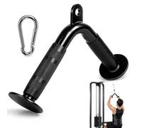 FTISSLY Tricep V Bar Attache de câble Triceps Pull Down Attachement pour | Avec poignées antidérapantes, mousqueton, barre de triceps pour entraînement des bras, capacité de 181,4 kg pour entraînement