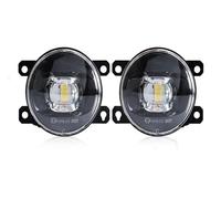 FTJKKVV Feux Brouillard Feu Antibrouillard À LED Pour Jeep, Wrangler, JK, Unlimited, Grand, Cherokee, Renegade, BU, 8000 Lm, 30 W, 12 V(White Yellow)