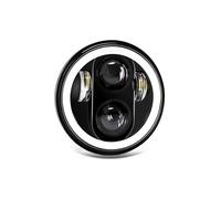 FTJKKVV Phare Avant De Moto À LED De 5,75 Pouces Pour Moto/voiture/camion, Rond De 5-3/4 Pouces Phare Avant(002)