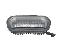 FTJKKVV Pour Softail Pour Fat Pour Bob 2018 Ensemble Phares Moto À Deux Brûleurs Feux Croisement Position LED Phare Moto Avant