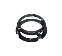 FTJKKVV Support De Montage Universel Rond Pour Phare Moto À LED 5 3/4" 5,75 Pouces Noir/argent Supports Montage Moteur Phare Avant(1PCS Black)