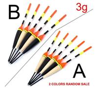 Ftk-Flotteur De Pêche En Sapin Barguzinsky,Bouée Verticale Bobber,Ensemble De Flotteurs Balsa,Bouchon,Accessoires De Pêche,2g-5g,5 Pièces - Type 3g