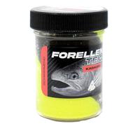 FTM Pâte à truite flottante 50 g - Pâte à truite, couleur/arôme : noir/jaune soleil, carcasse