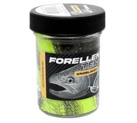 FTM Pâte à truite flottante 50 g - Pâte à truite, couleur/arôme : noir/vert sauterelle - ail