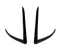 FTNANDYF Diffuseur Lèvre Séparateur Menton pour Tesla pour Model 3 2017-2023 Pare-Chocs Avant Becquet Phare Antibrouillard Sourcil Phare Antibrouillard 1 Paire Antibrouillard Voiture(Glossy Black)