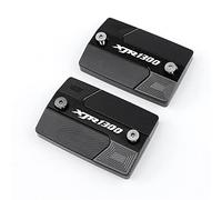 FTNBAE pour Yamaha XJR1300 XJR 1300 Accessoires De Moto CNC Couvercle De Bouchon De Réservoir De Liquide De Frein Avant en Aluminium (Couleur : 1 Pair Black)