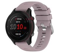 FTRONGRT 18mm Bracelet pour montre Garmin Forerunner 255S Music, Silicone Bracelet, Sangle de Remplacement pour Garmin Forerunner 255S Music.Roland Violet