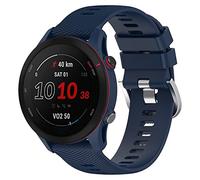FTRONGRT 18mm Bracelet pour montre Garmin Venu 2S, Silicone Bracelet, Sangle de Remplacement pour Garmin Venu 2S.Bleu nuit