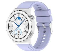 FTRONGRT 20mm Bracelet pour montre Ticwatch E3, Silicone Bracelet, Sangle de Remplacement pour Ticwatch E3.Boucle en Argent violet
