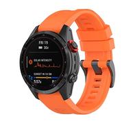 FTRONGRT 22mm Bracelet pour montre COROS VERTIX, Silicone Bracelet, Sangle de Remplacement pour COROS VERTIX.Orange