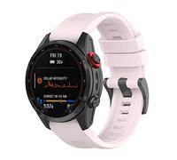 FTRONGRT 22mm Bracelet pour montre Garmin Descent G1, Silicone Bracelet, Sangle de Remplacement pour Garmin Descent G1.Rose