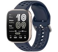FTRONGRT Bracelet Compatible avec Amazfit Bip 6/Bip Max, Doux Silicone, Confortable Sangle de Remplacement.Bleu Encre