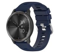 FTRONGRT Bracelet Compatible avec Garmin Bounce, Doux Confortable Silicone, Sangle de Remplacement Compatible avec Garmin Bounce.Bleu Nuit