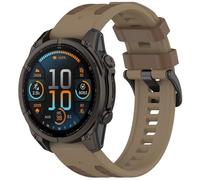 FTRONGRT Bracelet Compatible avec Garmin Descent G1, Doux Silicone, Confortable Sangle de Remplacement.Marron