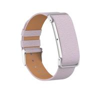 FTRONGRT Bracelet Compatible avec Google Fitbit Air, Bracelet à texture grain lychee avec cadre de protection métallique intégré, bracelet de remplacement pour bracelet connecté.